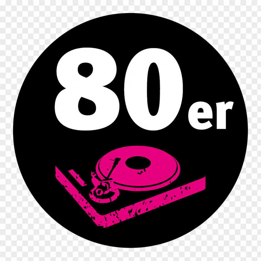 80's Logo Smiley Font Pink M Clip Art PNG