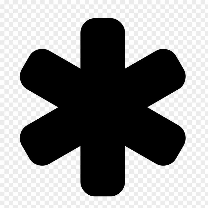Ambulance Asterisk Symbol Font Awesome Glob PNG