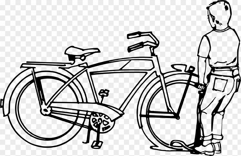 Bike Bicycle Wheels Car Cycling Flat Tire PNG