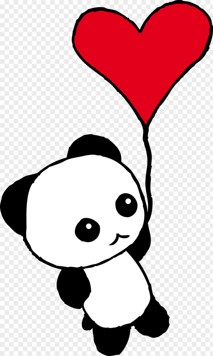 Panda Giant Drawing Cuteness Love PNG