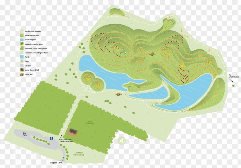 Physical Geography Landforms The Garden Of Cosmic Speculation Northumberlandia Dumfries United States America PNG