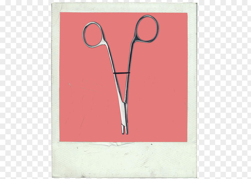 Piercing Needle Scissors Line Font PNG