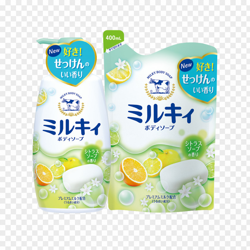 Soap Cow Brand Milky Body 400ml Kyoshinsha Cosmetics PNG
