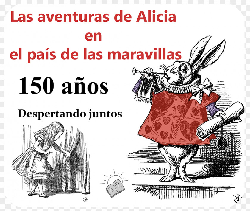 Book Alice's Adventures In Wonderland White Rabbit March Hare Mad Hatter PNG