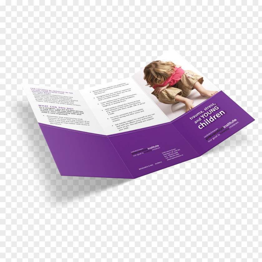 Domestic Violence Purple Brochure PNG
