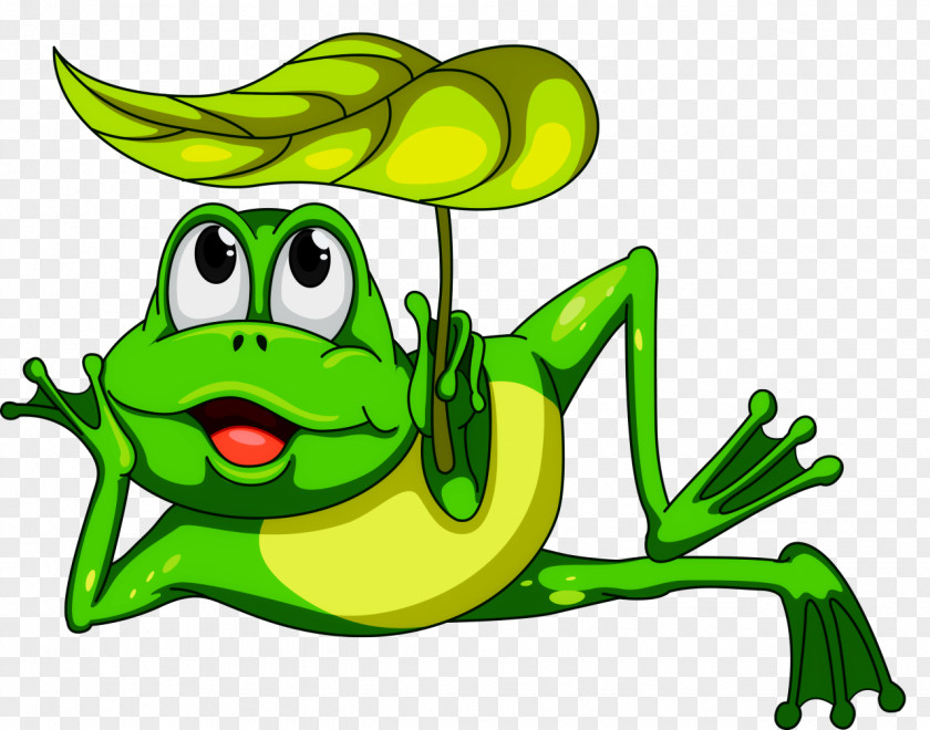Frog Shade Cartoon Clip Art PNG
