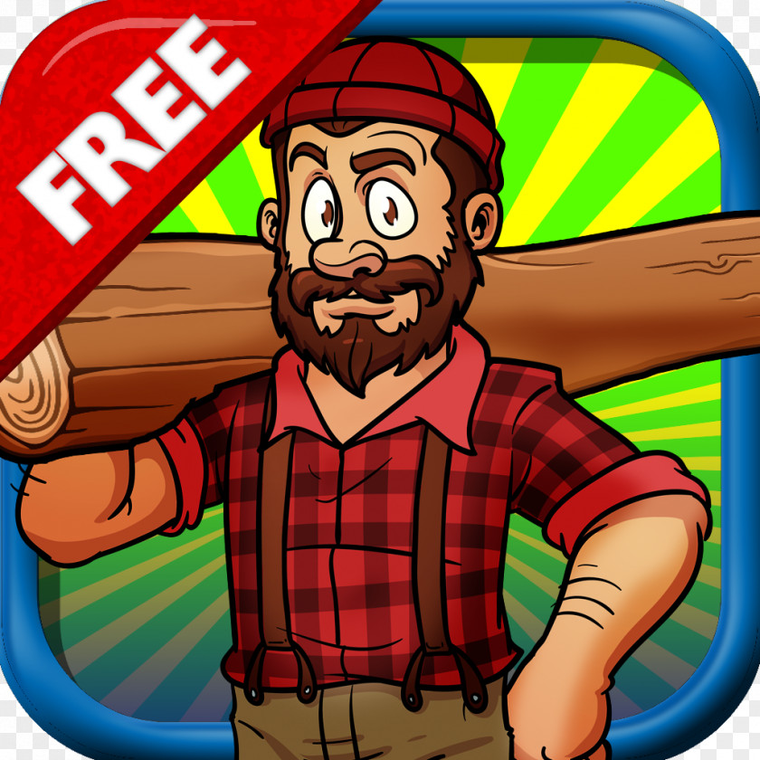 Lumberjack Drawing Cartoon Royalty-free PNG