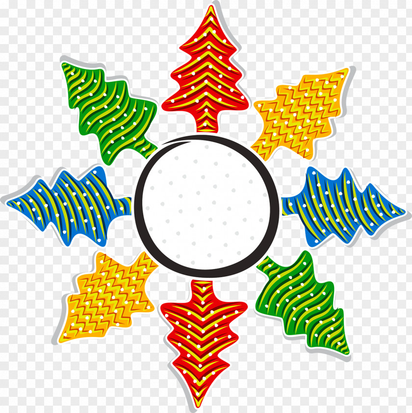 Snowflake Christmas Tree Creativity Clip Art PNG