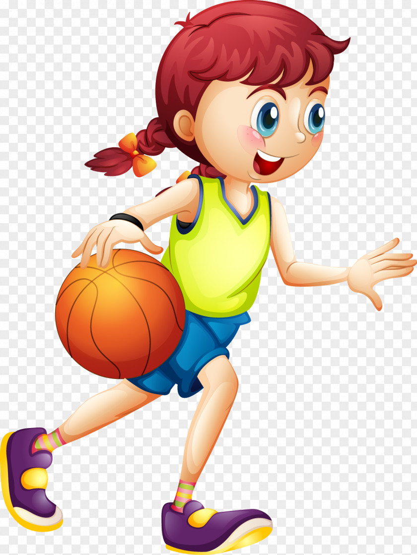 Badminton Women's Basketball Cartoon Sport PNG