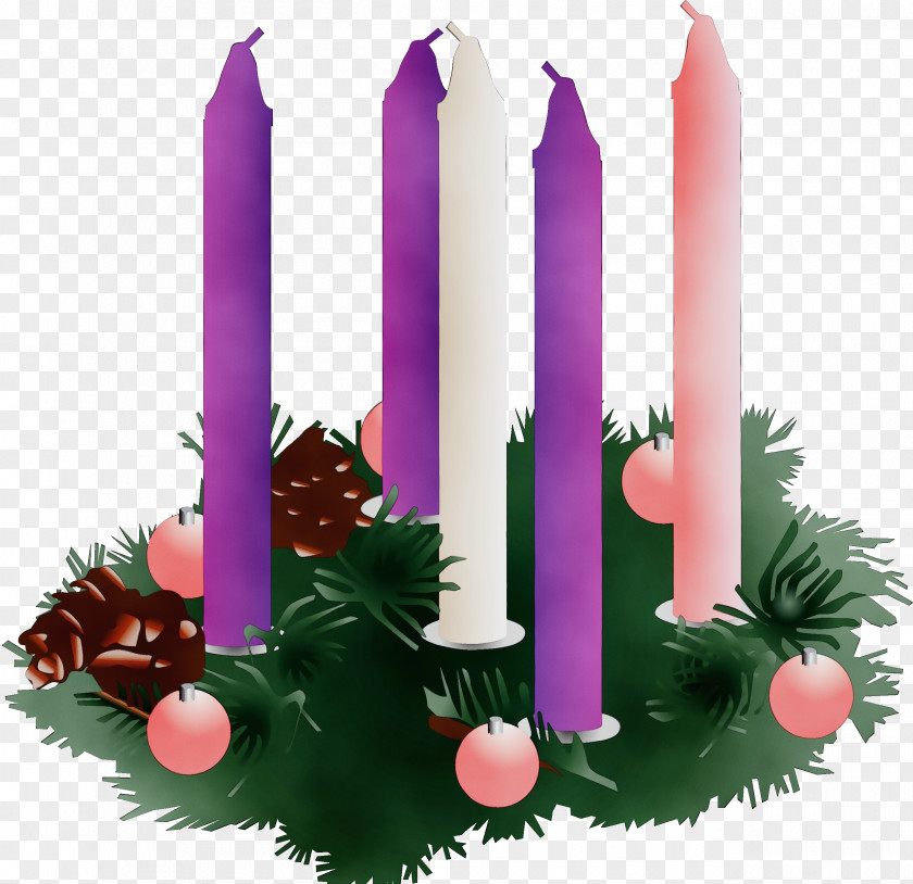 Birthday Candle Plant Christmas Decoration PNG