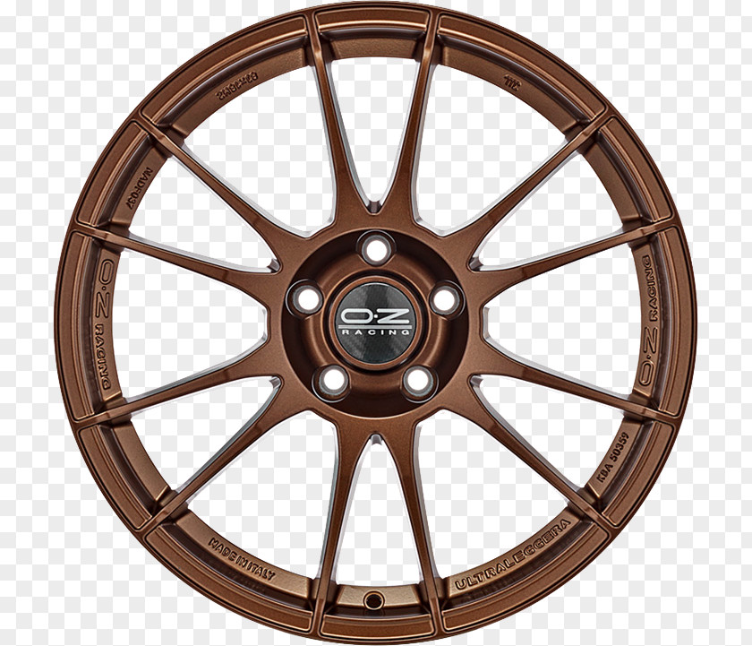 Bronze OZ Group Alloy Wheel MINI Cooper Autofelge PNG