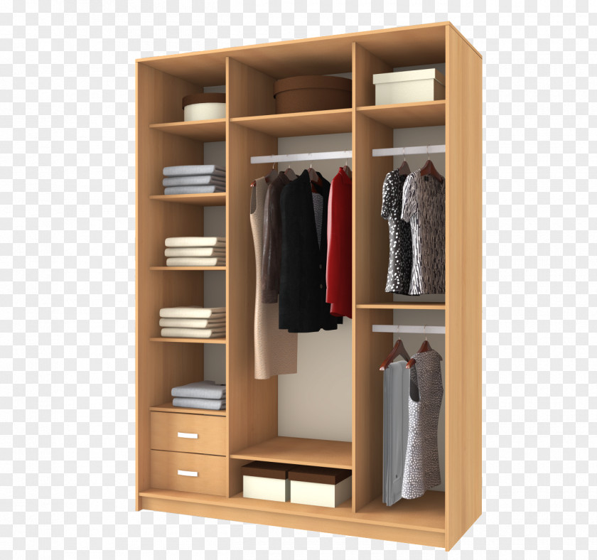 Closet Armoires & Wardrobes Cabinetry Furniture Shelf PNG