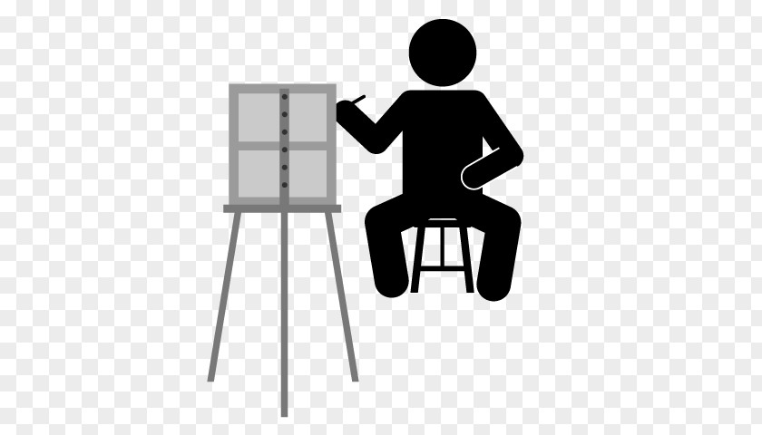 Painting Easel Illustration Drawing Hobby PNG