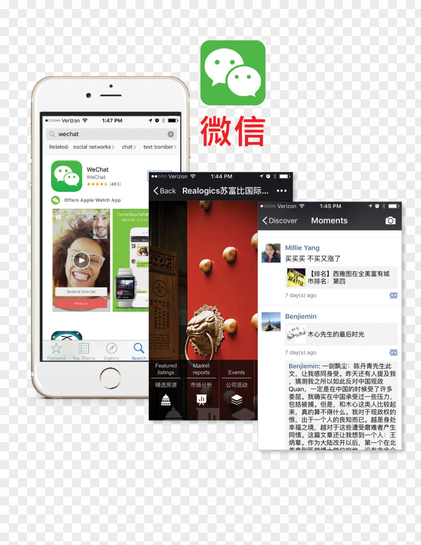 Smartphone Mobile Phones WeChat PNG