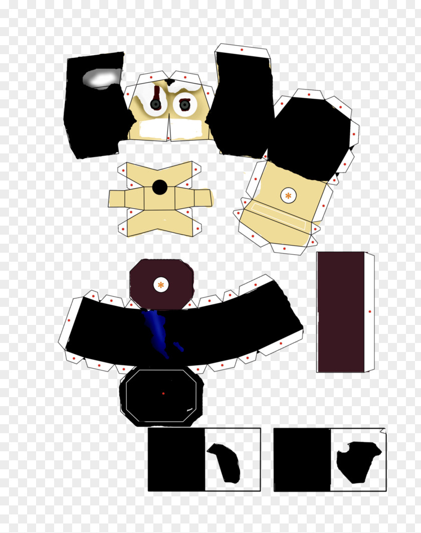 Blot Five Nights At Freddy's 2 4 Paper Model PNG