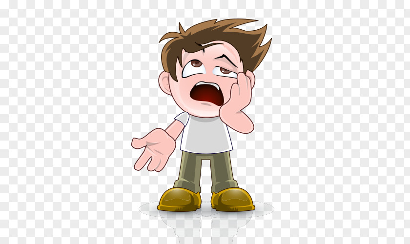 Cartoon Of A Small Man's Toothache T-shirt Bacteria Tooth PNG