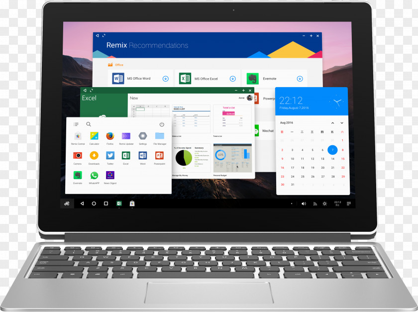 Laptop Pixel C Android Remix OS Operating Systems PNG