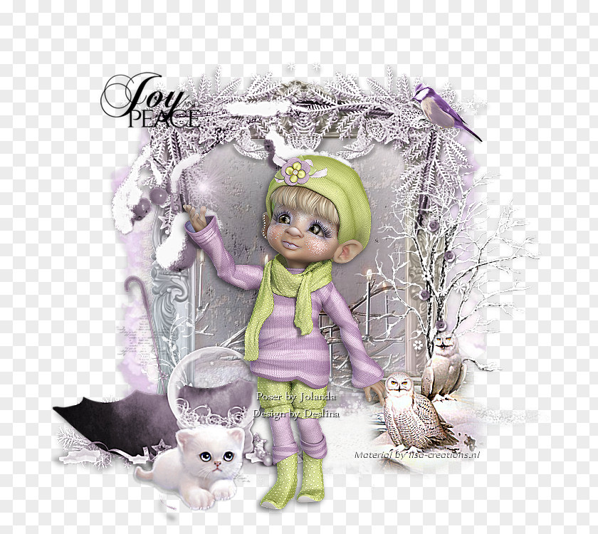 Peace Doll Fairy Figurine PNG