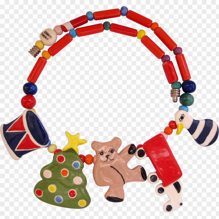 Beads Christmas Ornament Earring Necklace Clip Art PNG
