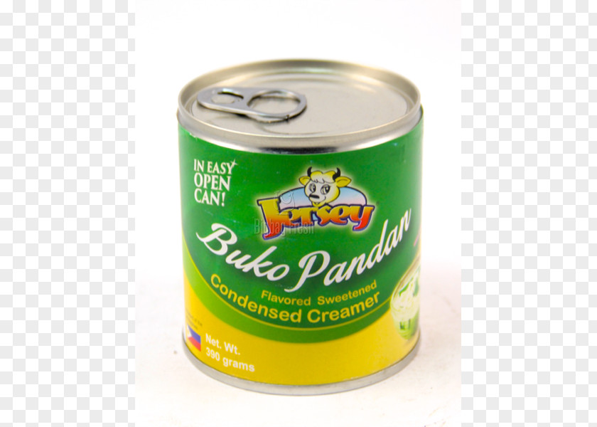 Buko Pandan Evaporated Milk Pie Cream Tin Can PNG