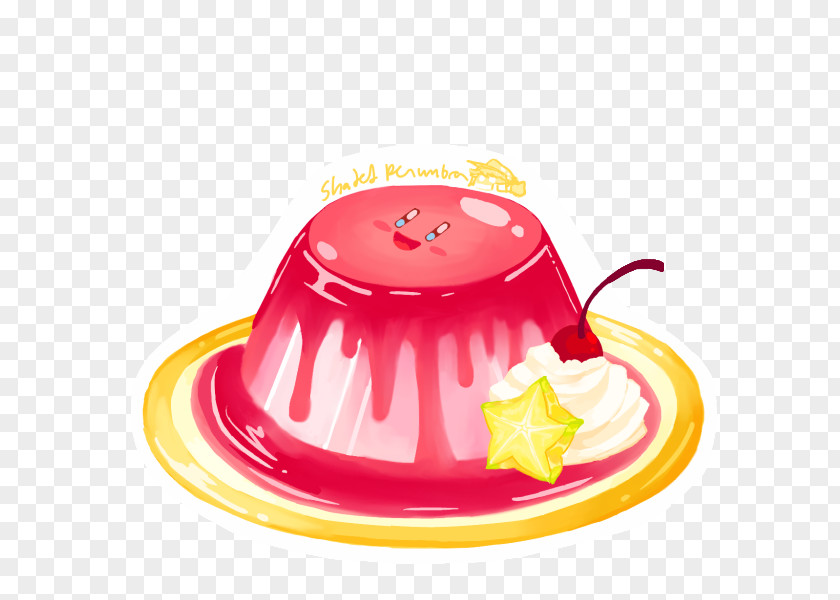 Caramel Cream Crème Flan Ice Dessert Kirby PNG