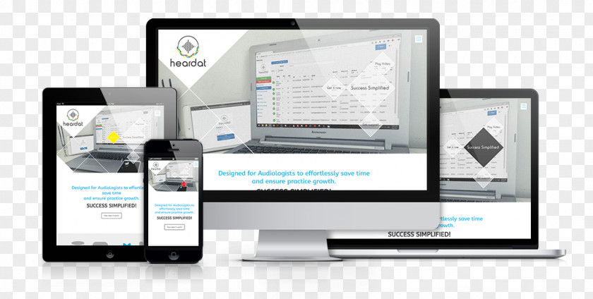 Creative Mockup Responsive Web Design Online Shopping Joomla WordPress PNG