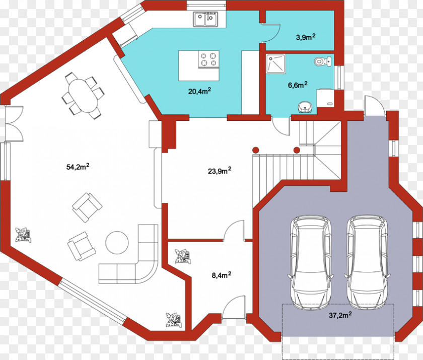 House Floor Plan Oak Garage Drawing Room PNG
