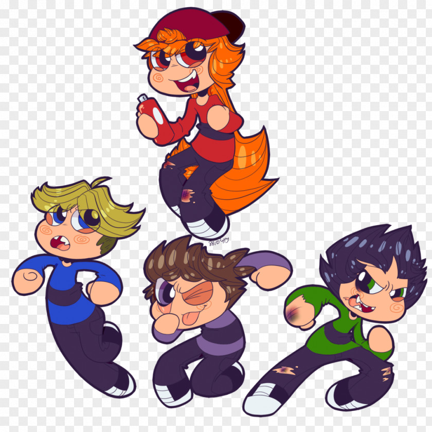 The Rowdyruff Boys What Are Little Made Of? Cartoon Network PNG