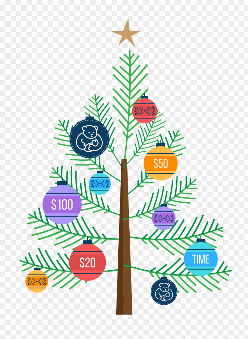 Christmas Tree Clip Art Image Free Content PNG
