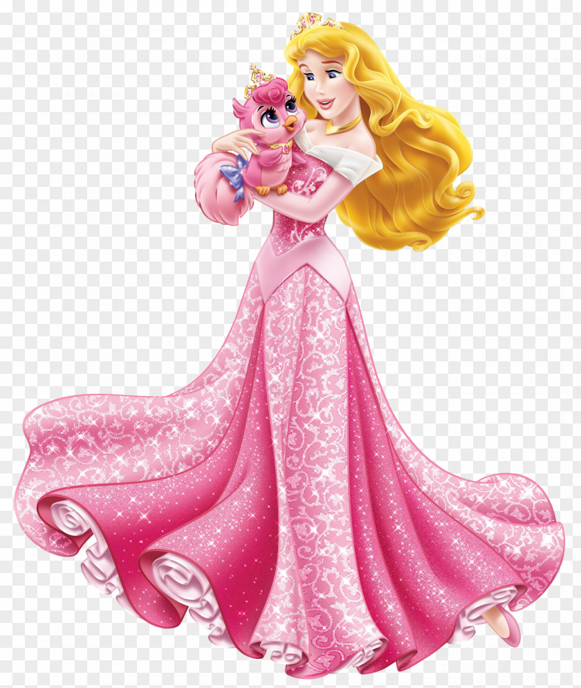 Disney Princess Aurora With Cute Bird Transparent Clip Art Image Cinderella Ariel Rapunzel Snow White PNG