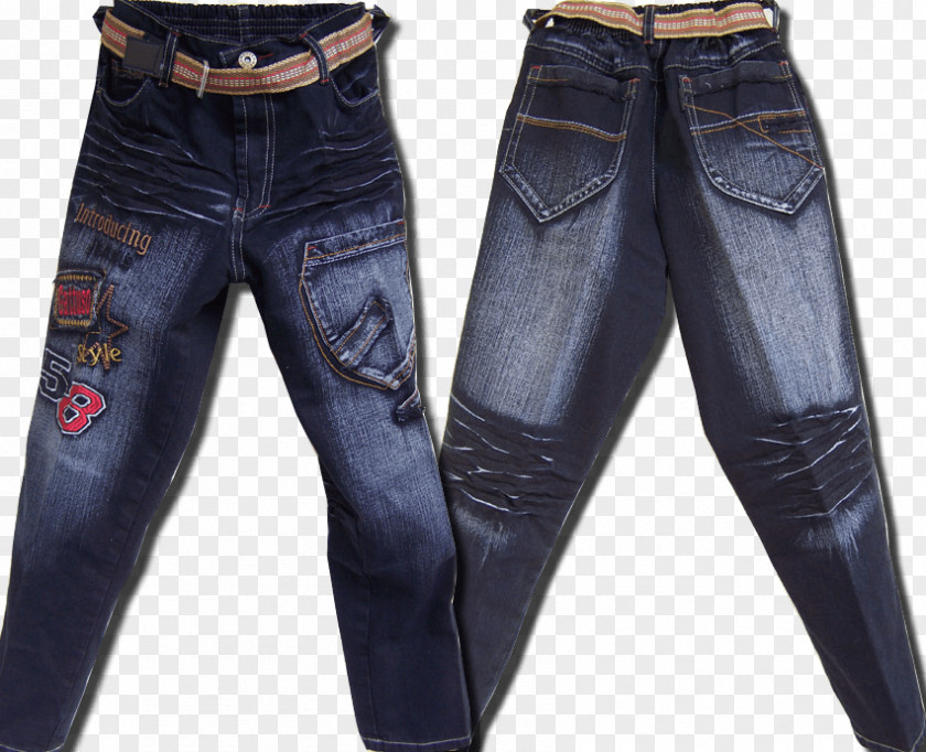 Jeans Pants Child Denim Waist PNG