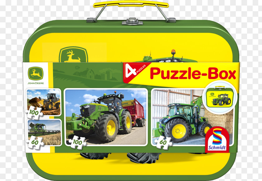 John Deere Toy Bin Jigsaw Puzzles Puzzle Box Toys/Spielzeug Schmidt Spiele Game PNG