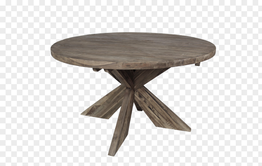 Table Ronde Round Eettafel Furniture Wood PNG