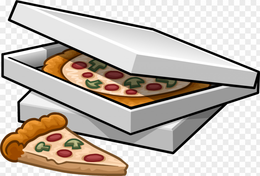 Takeout Food Comfort Pizza Box PNG