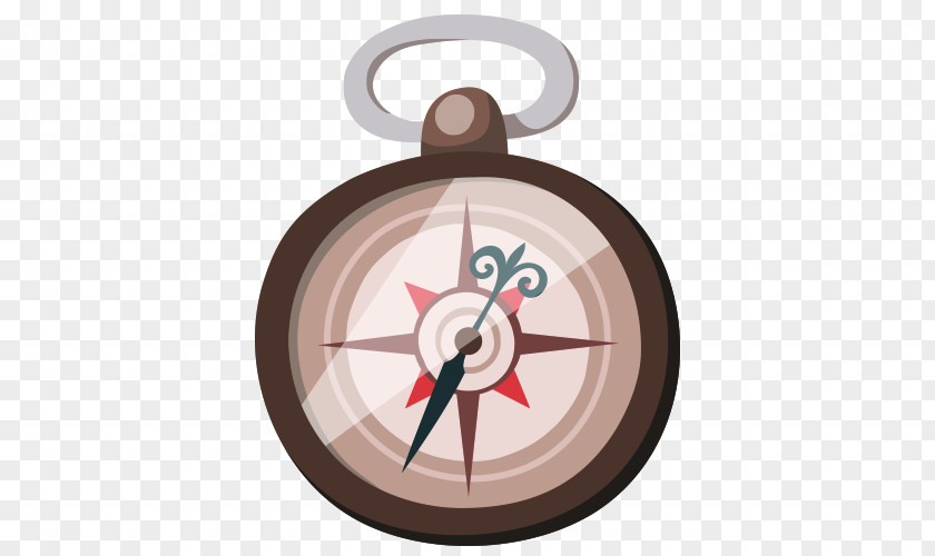 Cartoon Compass Icon PNG