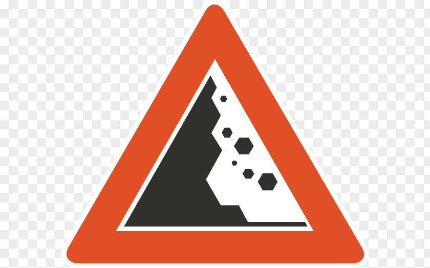 Falling Traffic Sign Road Warning PNG