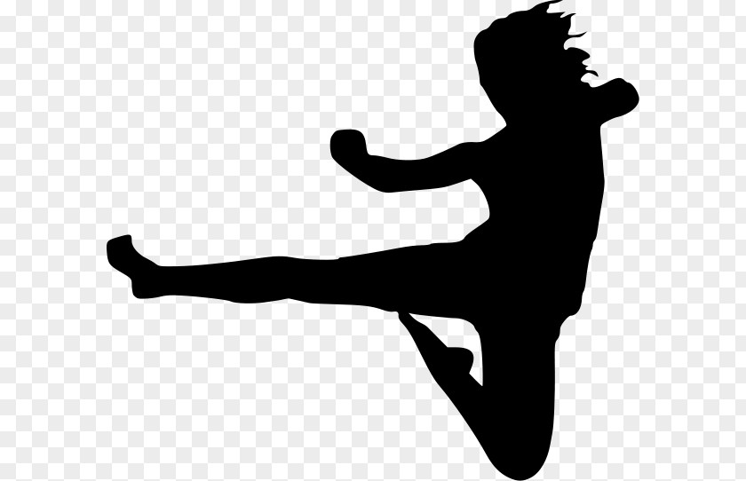 Karate Cliparts Flying Kick Martial Arts Clip Art PNG