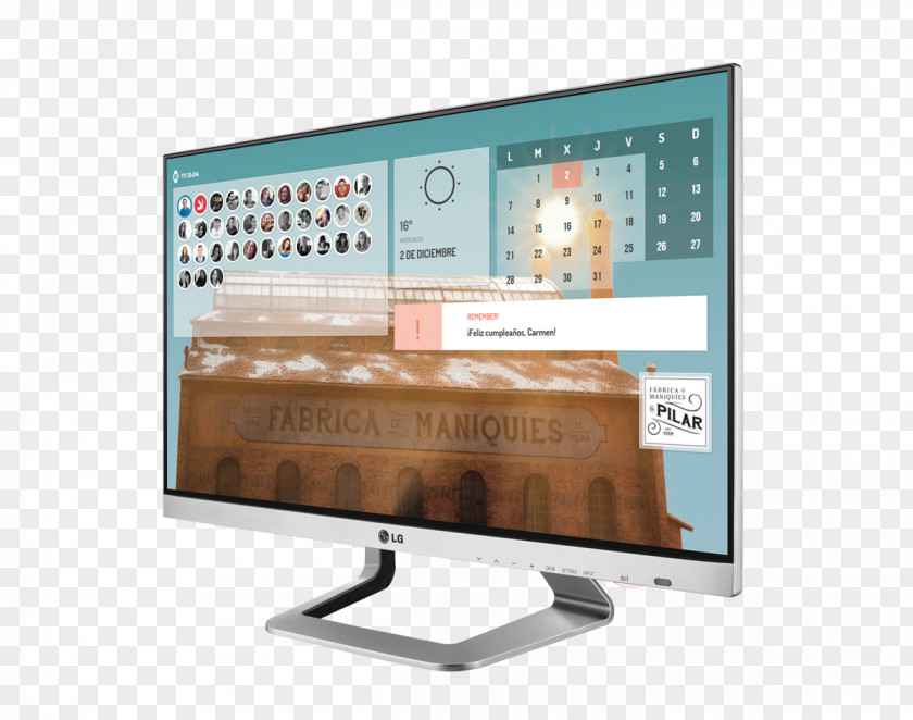 Maniquies Computer Monitors Software Television Flat Panel Display Advertising PNG