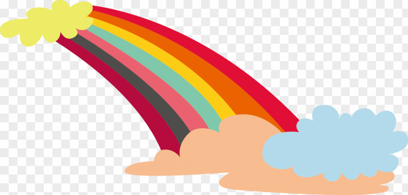 Rainbow Element Cartoon Graphic Design Clip Art PNG