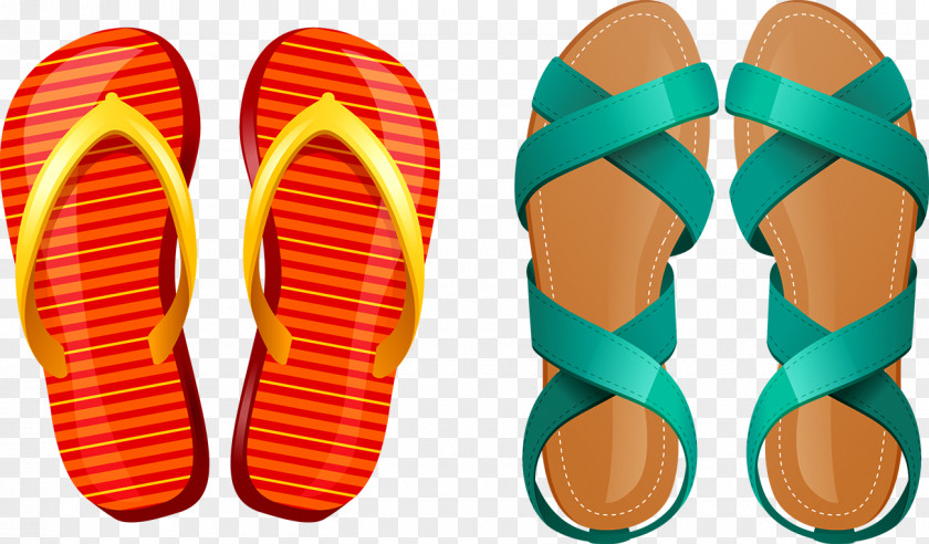Slippers Sandals Flip-flops Shoe Slipper Sandal Footwear PNG