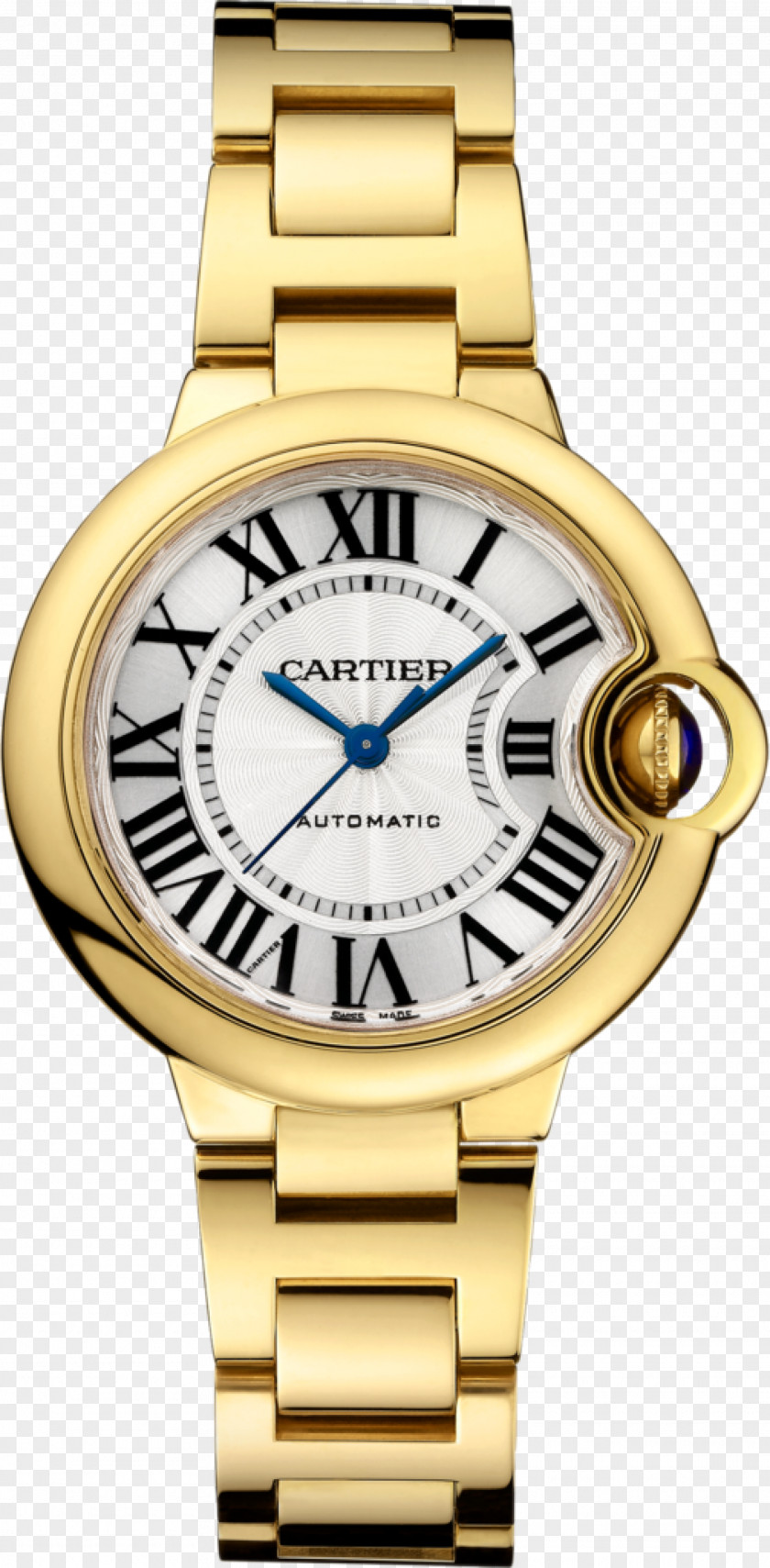 Watch Cartier Ballon Bleu Automatic Gold PNG