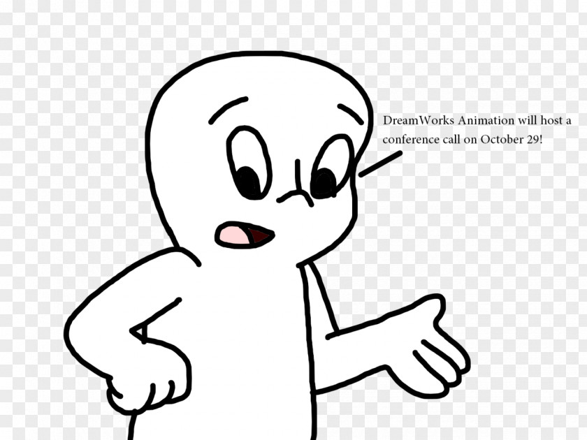 Casper The Ghost Thumb Cheek Drawing Line Art Clip PNG