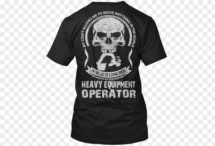 Heavy Equipment Operator T-shirt Hoodie Clothing Top PNG