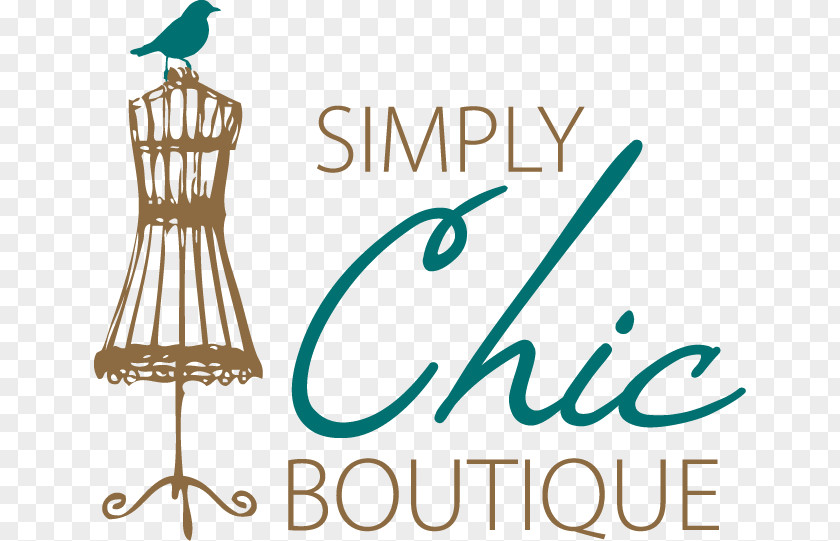 Logo Simply Chic Boutique Fashion PNG