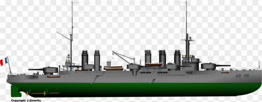 Pre-dreadnought Battleship Heavy Cruiser Armored French Danton PNG