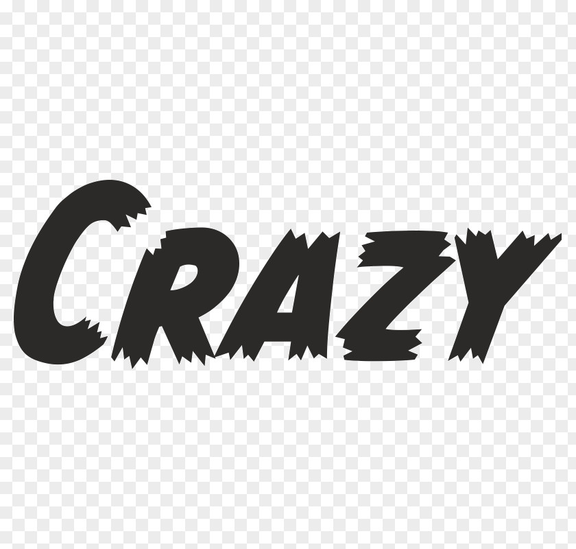 Crazy Logo Brand Font Product Design PNG