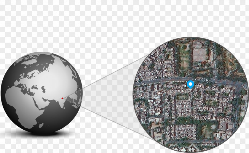 Earth Black And White Vehicle Tracking System PNG
