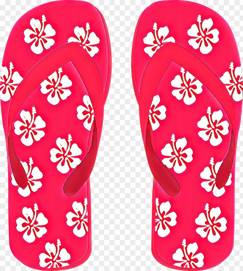 Flip-flops Footwear Pink Slipper Magenta PNG