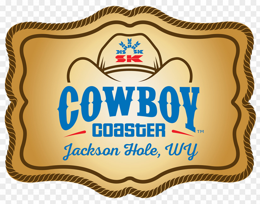 Jackson Hole Cowboy Coaster At Snow King Mountain Logo Graphic Design PNG