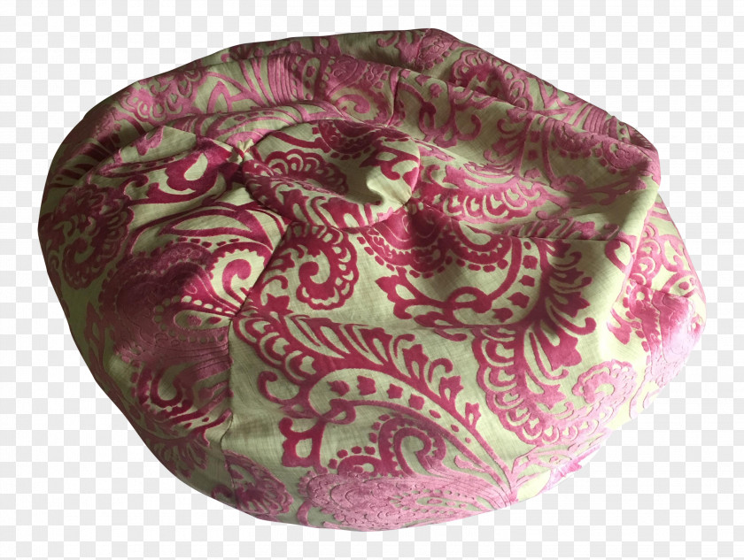 Bean Bag Chair Paisley Pink M PNG